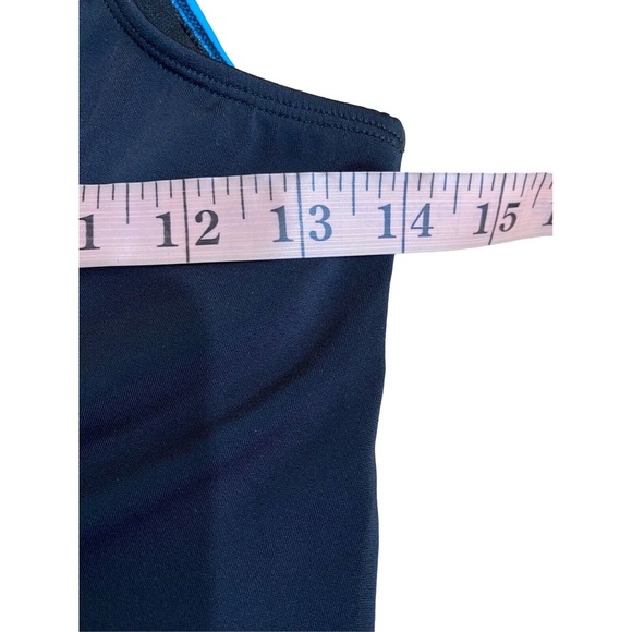 O'RAGEOUS Color Block Womens Color Stipe Middle Swimsuit Size Medium One-Piece - Picture 4 of 8